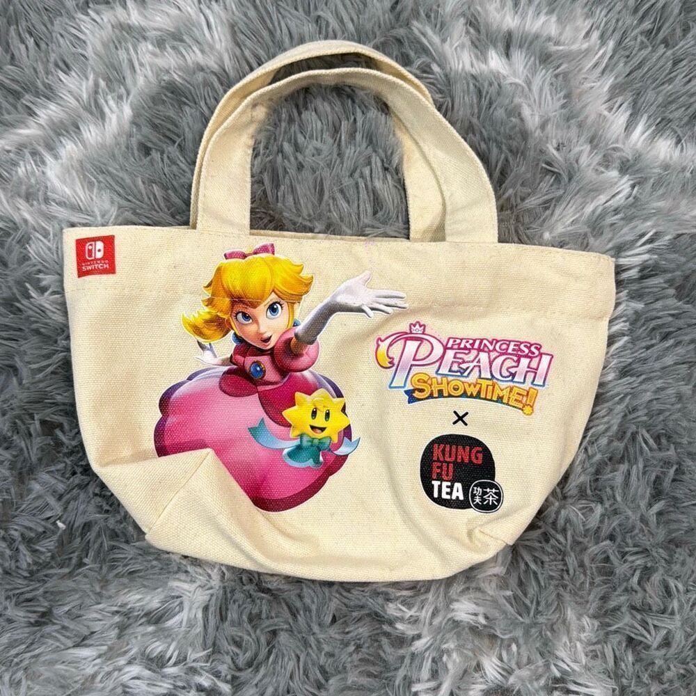 Princess Peach‎ Show Time X Kung Fu Tea Mini Tote Bag - Exclusive